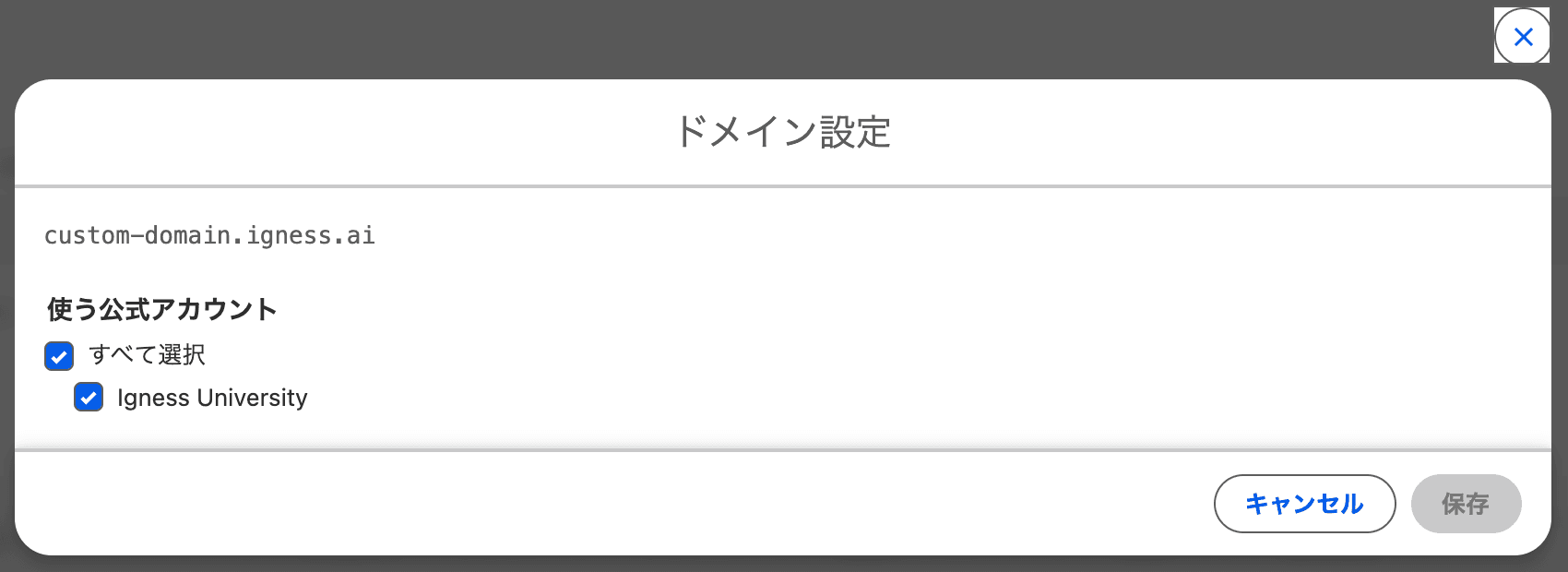 ドメイン設定(クリックで拡大)